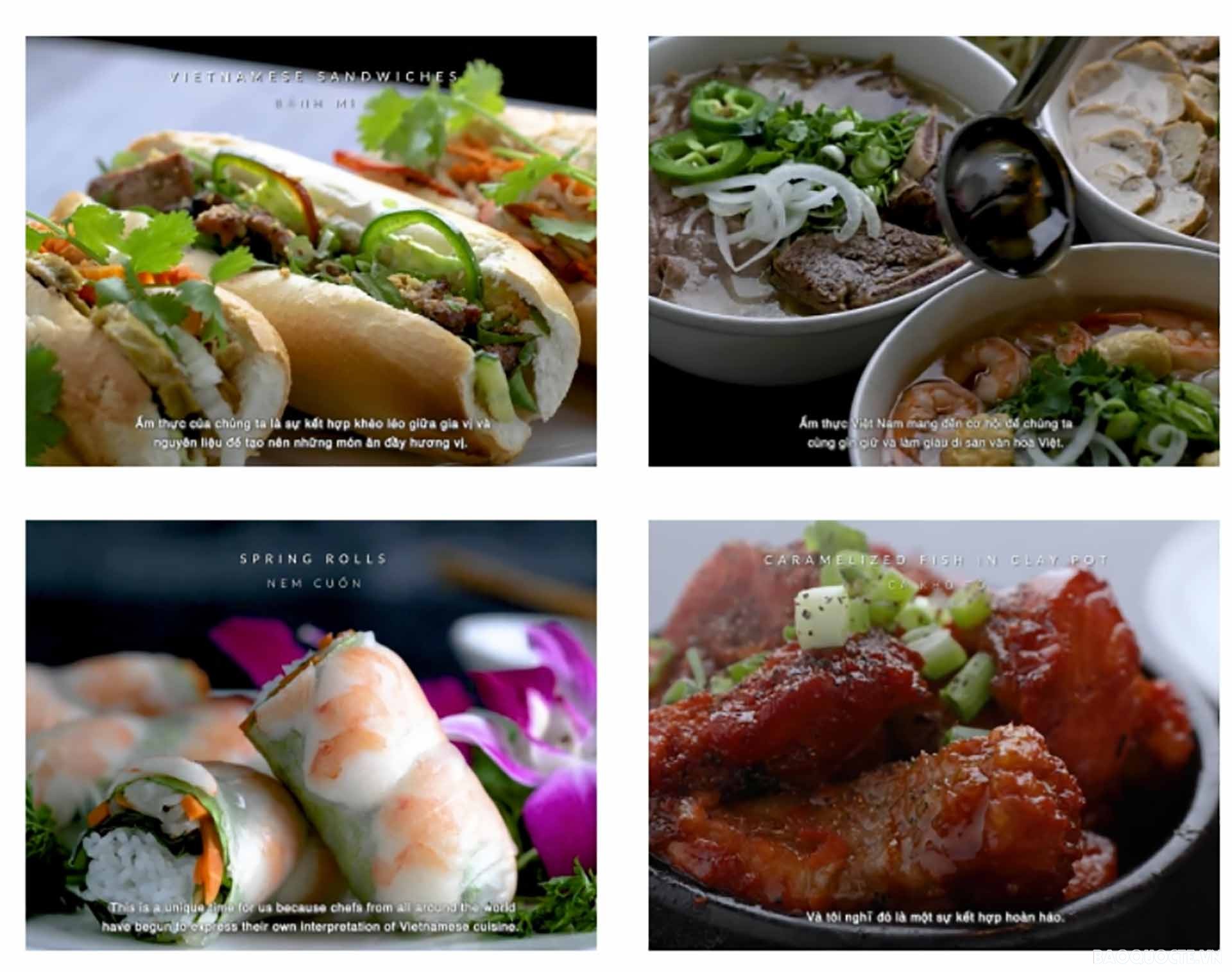 Vietnamese Embassy in US releases a clip of Vietnamese cuisine